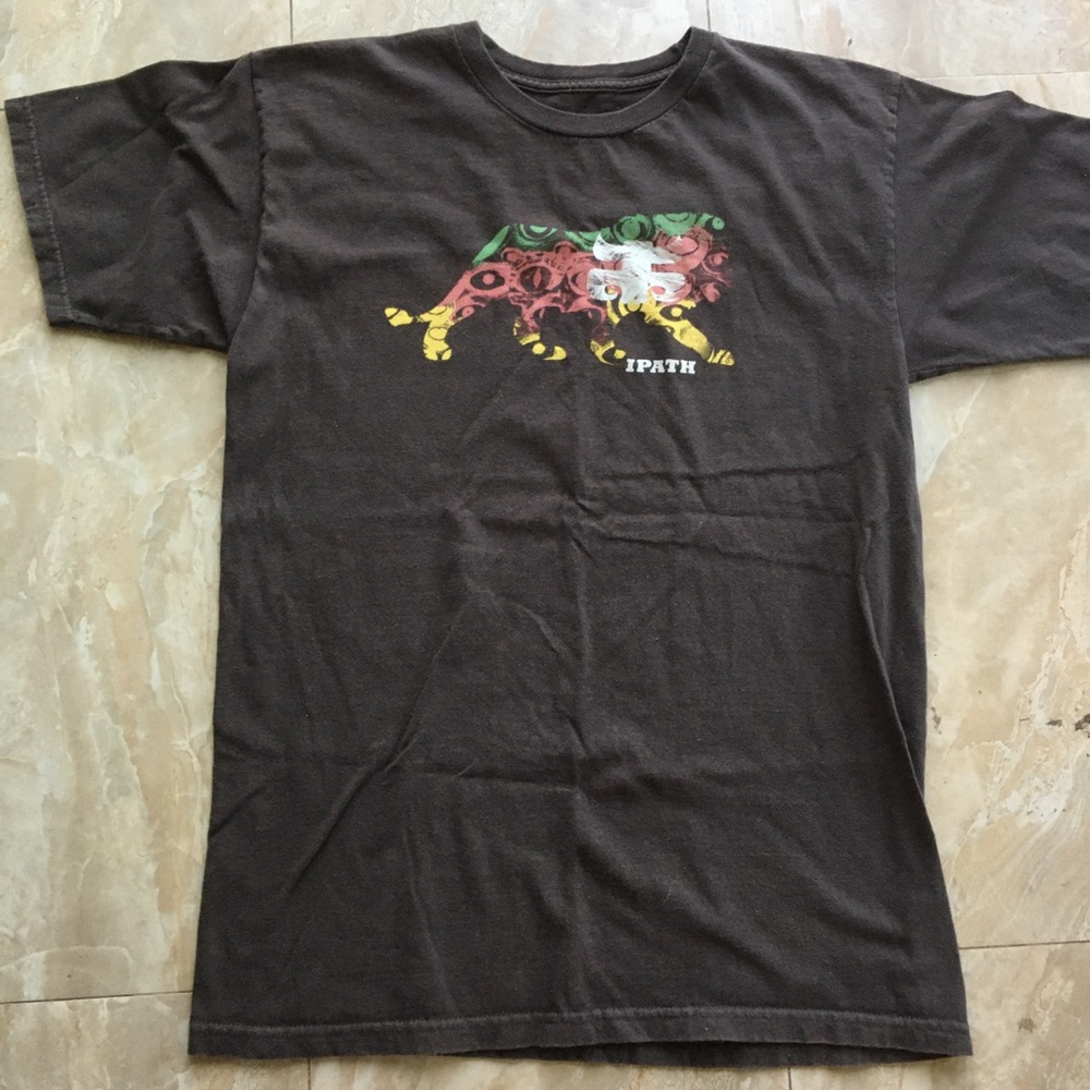 Ipath Rasta Lion Brown T shirt